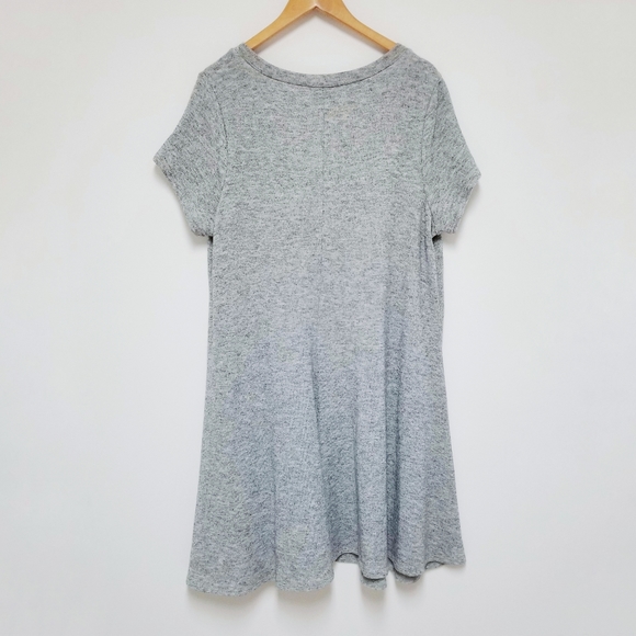 Torrid Hacci knit trapeze swing dress heather grey - Picture 4 of 10